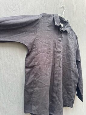 Touch Brand Women’s Black Collared Button Down Shirt Size LG